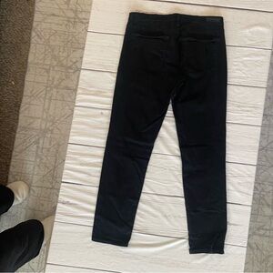 AG Adriano Goldschmied Men's Black Straight Jeans